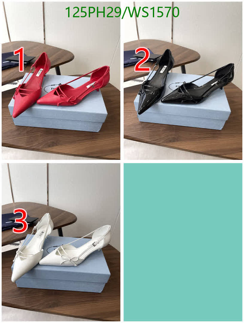 Prada-Women Shoes Code: WS1570 $: 125USD