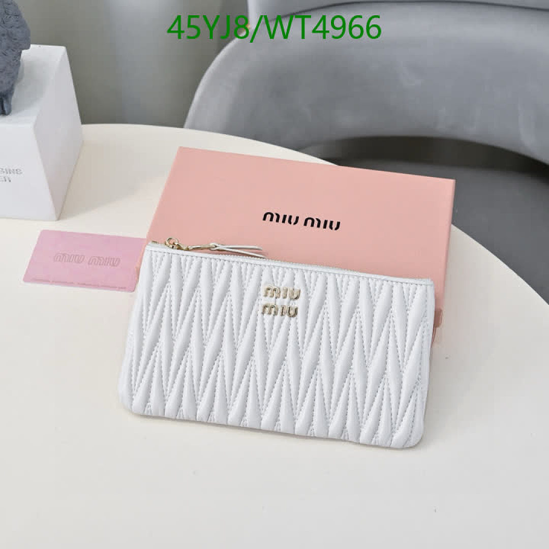 Miu Miu-Wallet-4A Quality Code: WT4966 $: 45USD