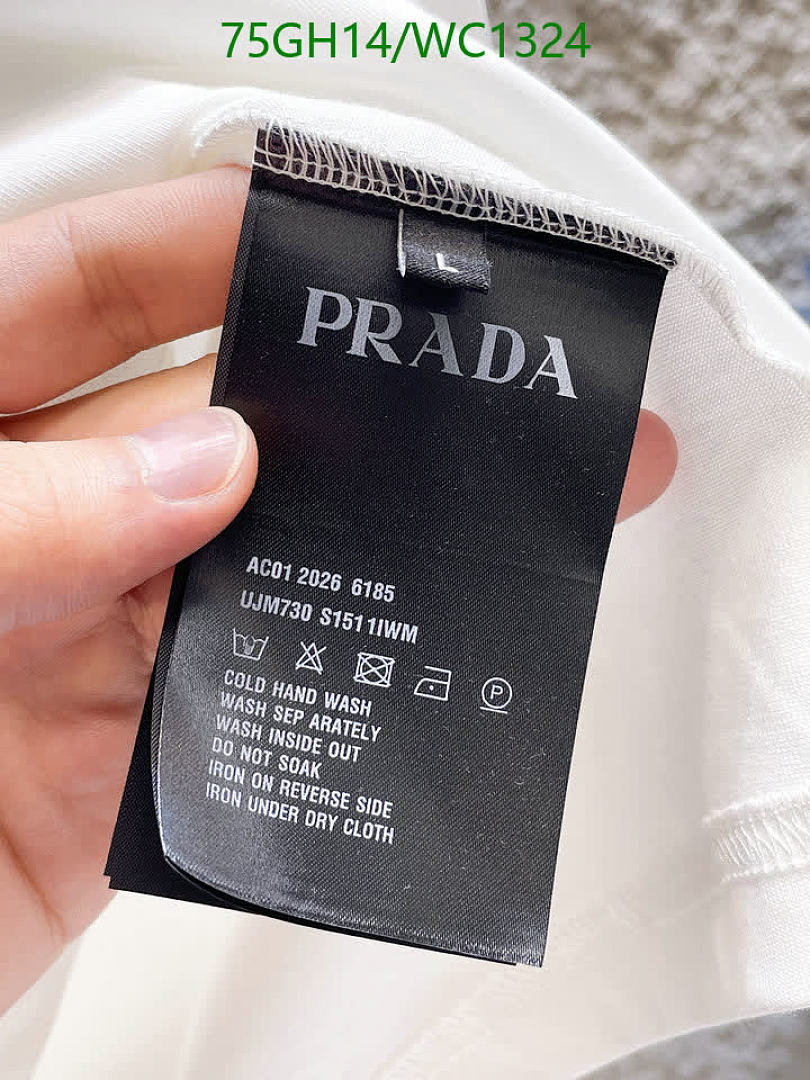 Prada-Clothing Code: WC1324 $: 75USD
