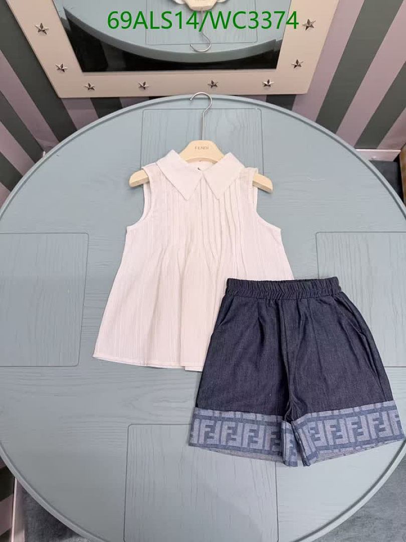 Fendi-Kids clothing Code: WC3374 $: 69USD