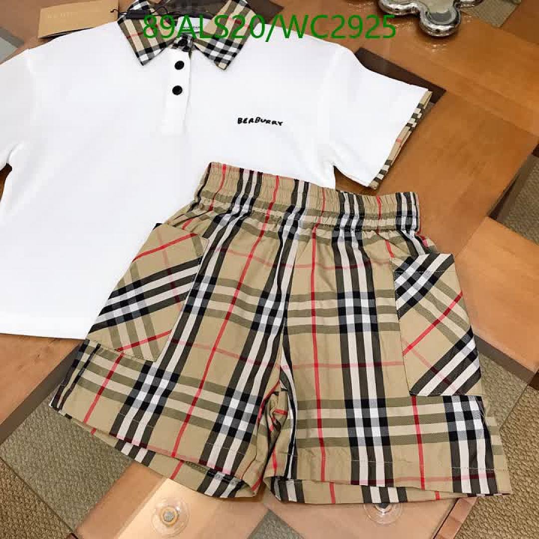 Burberry-Kids Clothing Code: WC2925 $: 89USD