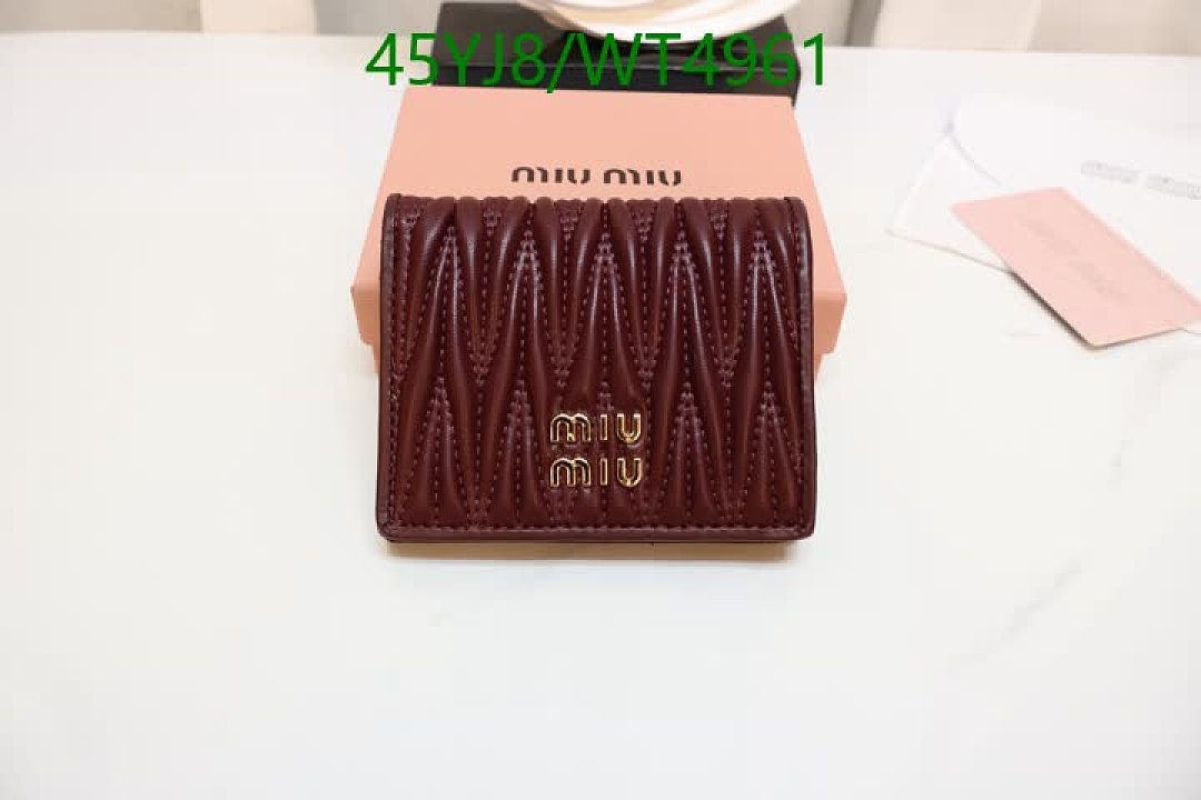 Miu Miu-Wallet-4A Quality Code: WT4961 $: 45USD