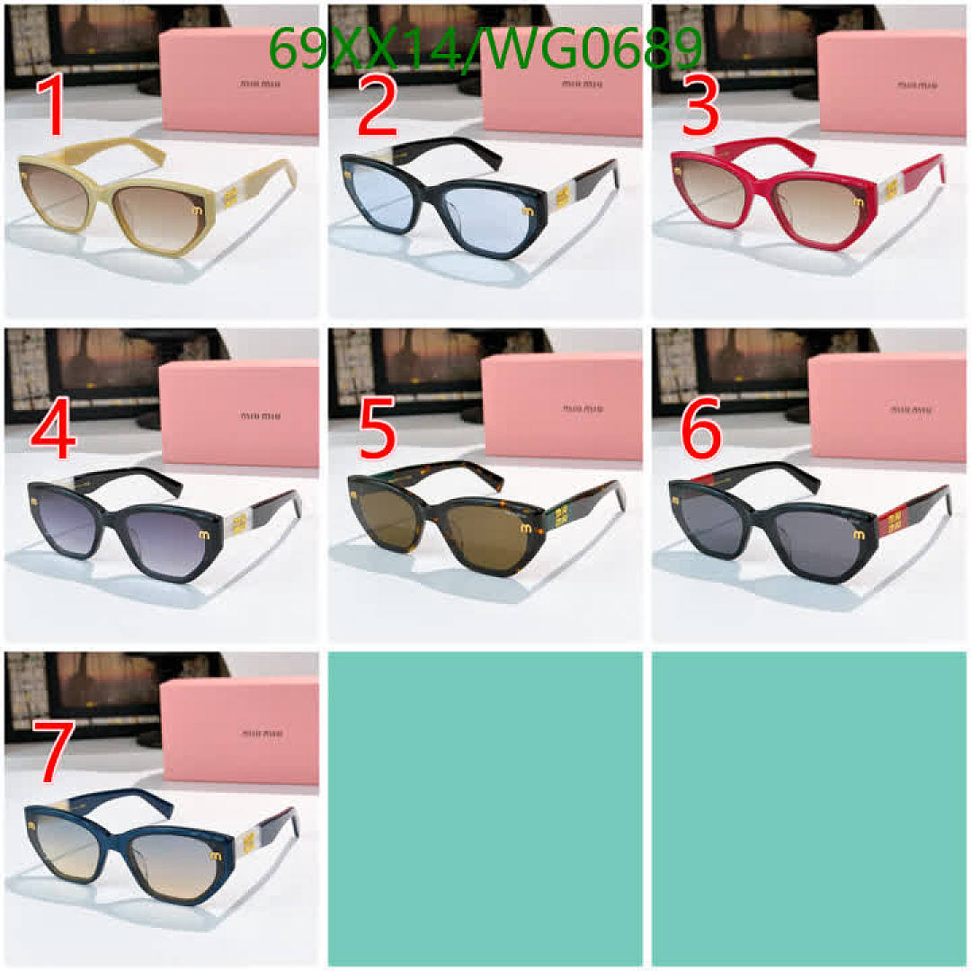 Miu Miu-Glasses Code: WG0689 $: 69USD
