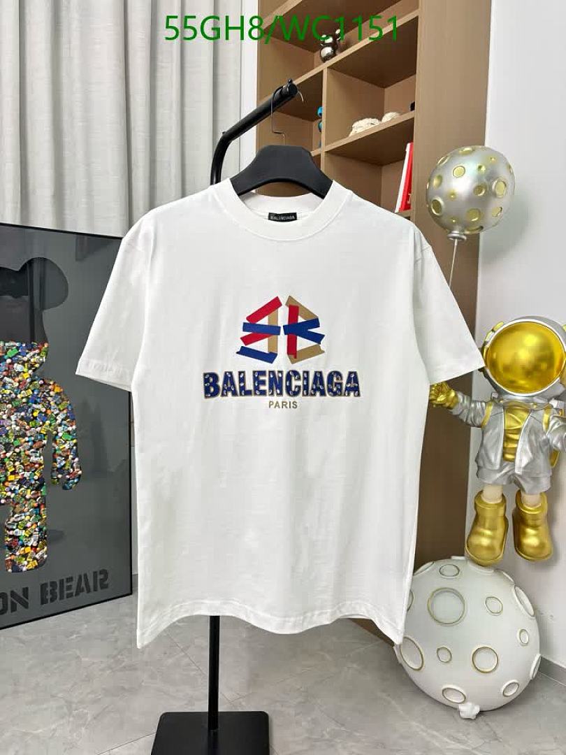 Balenciaga-Clothing Code: WC1151 $: 55USD