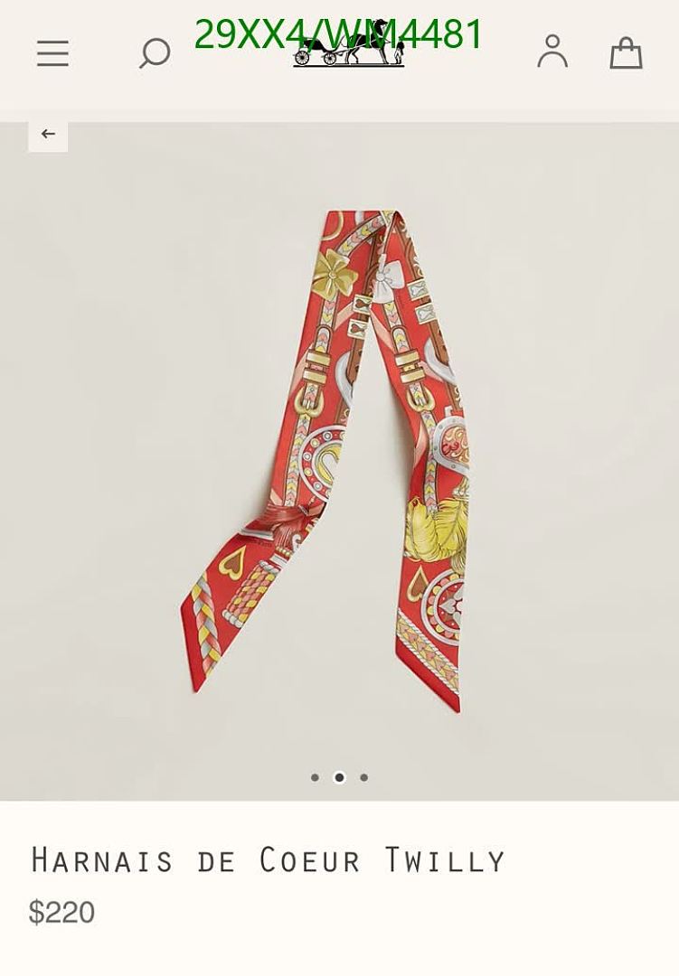 Hermes-Scarf Code: WM4481 $: 29USD