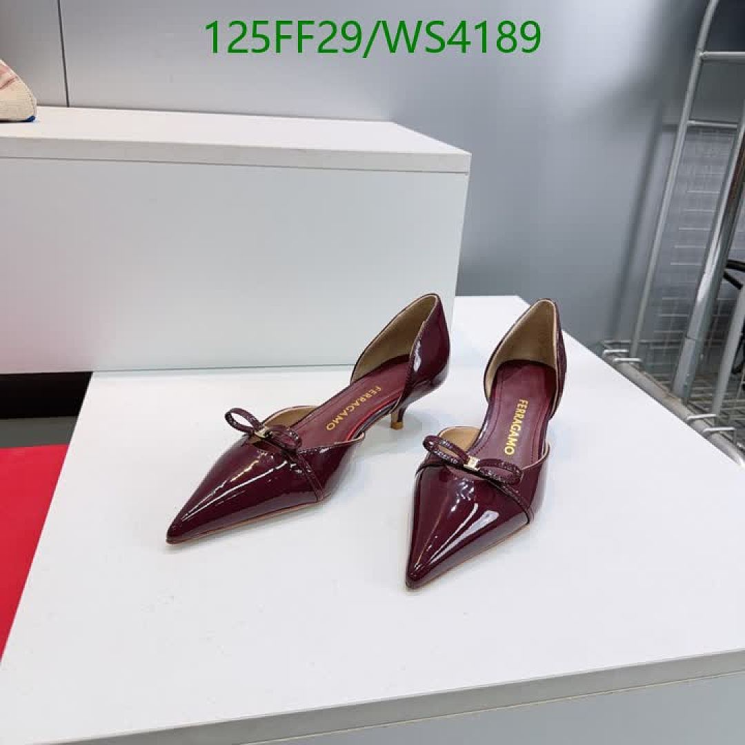 Ferragamo-Women Shoes Code: WS4189 $: 125USD