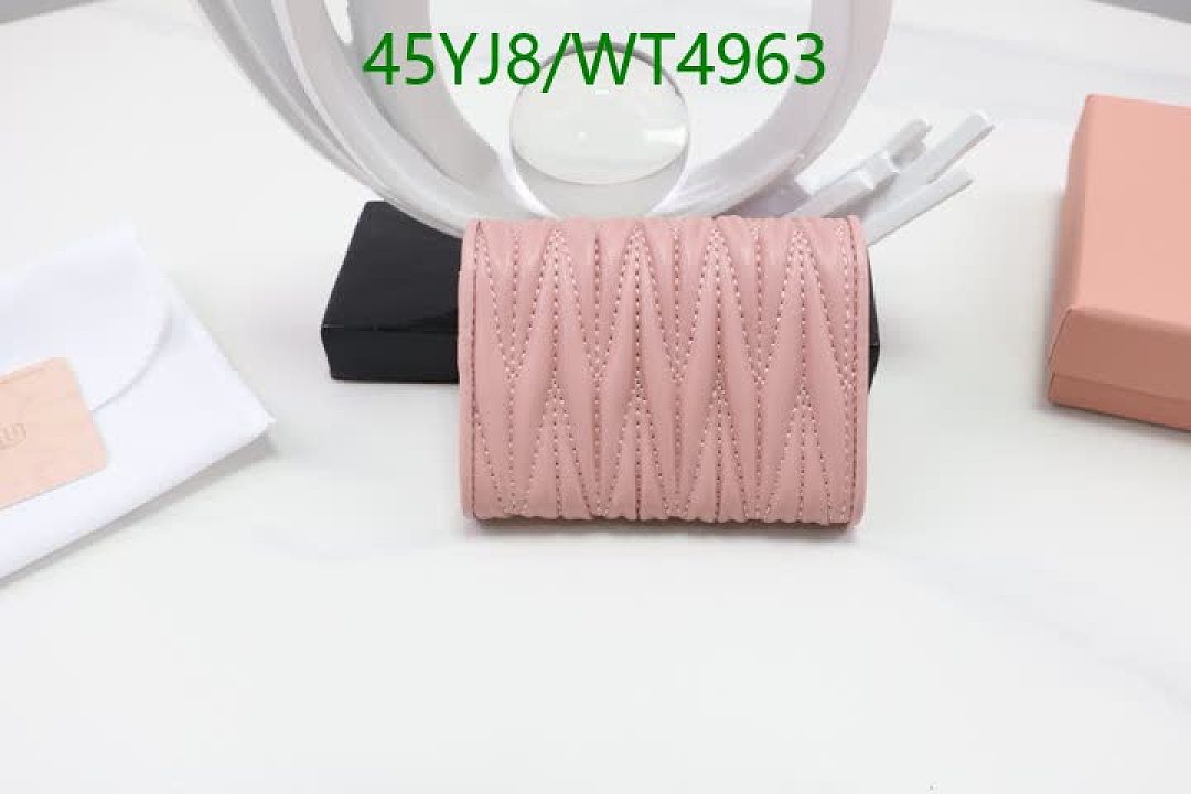 Miu Miu-Wallet-4A Quality Code: WT4963 $: 45USD