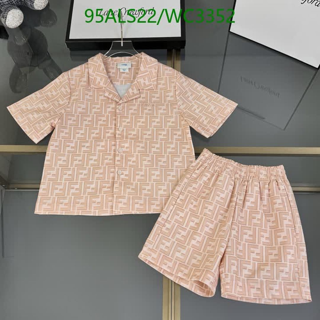 Fendi-Kids clothing Code: WC3352 $: 95USD