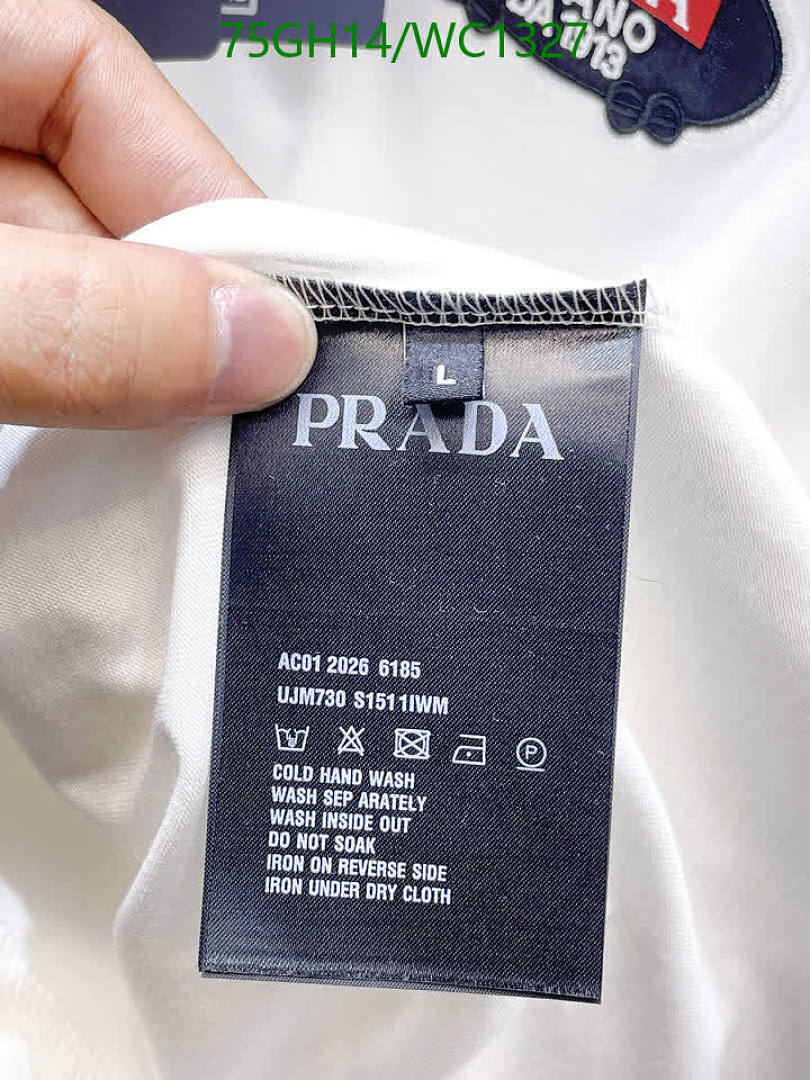 Prada-Clothing Code: WC1327 $: 75USD