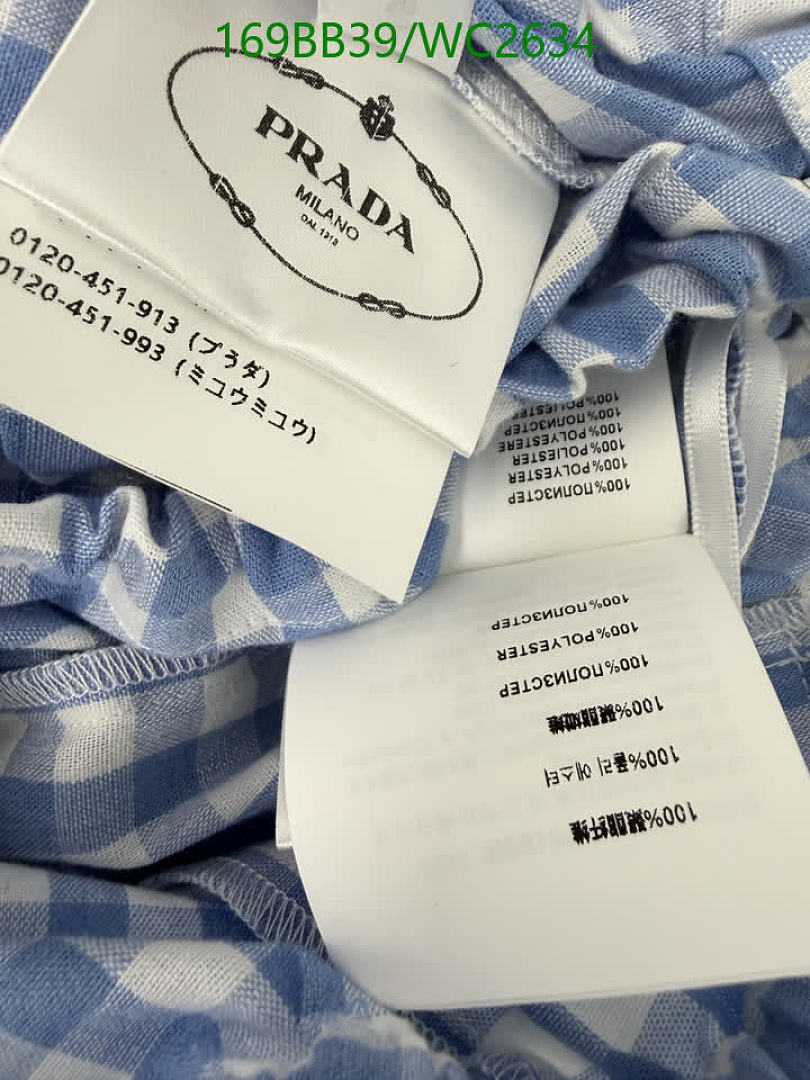 Prada-Clothing Code: WC2634 $: 169USD