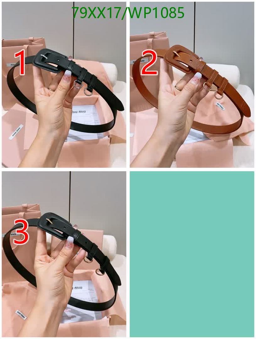 MIU MIU-Belts Code: WP1085 $: 79USD