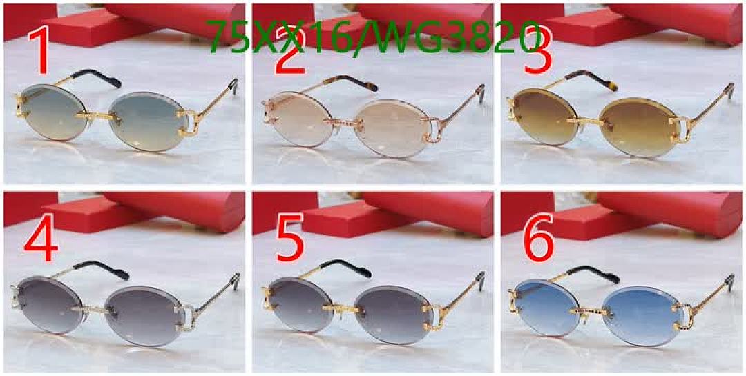 Cartier-Glasses Code: WG3820 $: 75USD