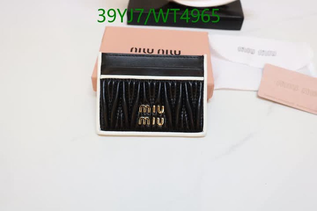 Miu Miu-Wallet-4A Quality Code: WT4965 $: 39USD