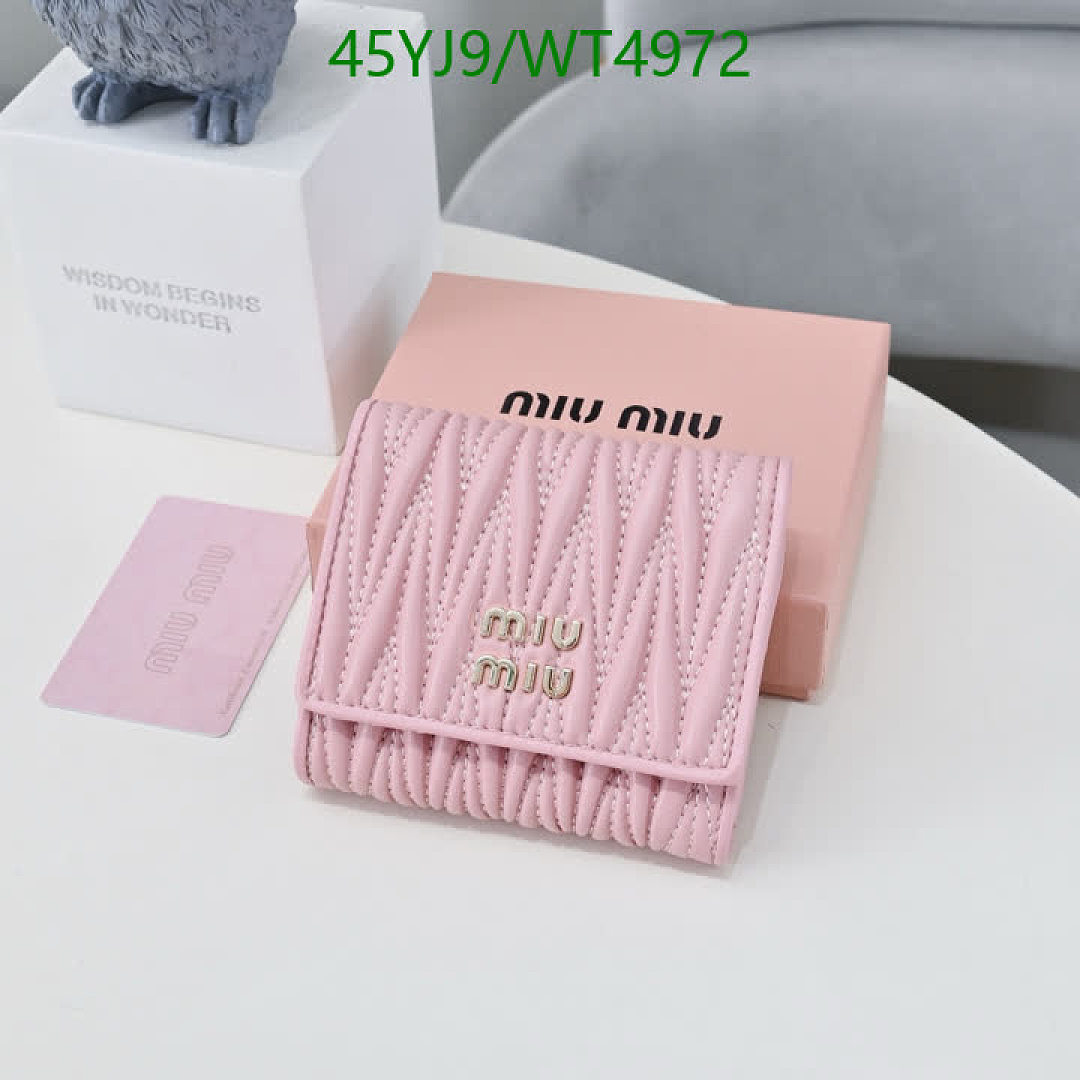 Miu Miu-Wallet-4A Quality Code: WT4972 $: 45USD