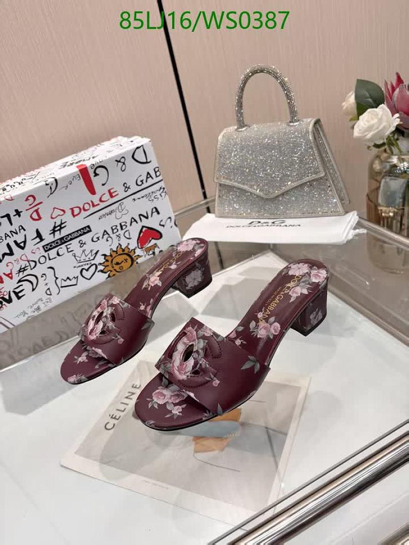 D&G-Women Shoes Code: WS0387 $: 85USD