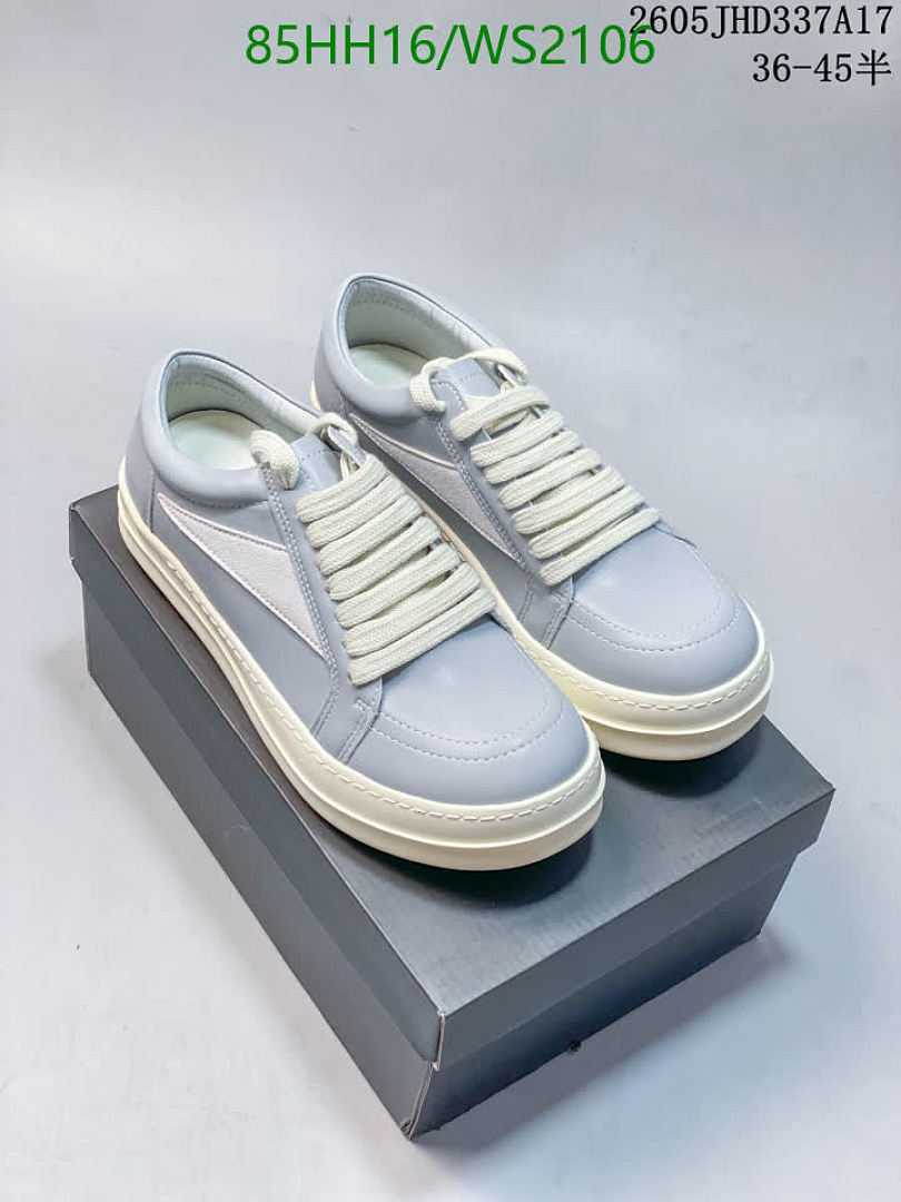 Rick Owens-Men shoes Code: WS2106 $: 85USD
