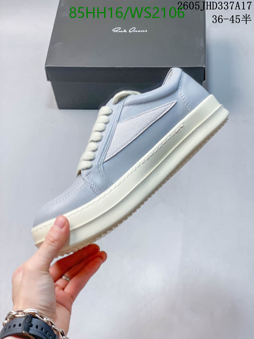 Rick Owens-Men shoes Code: WS2106 $: 85USD