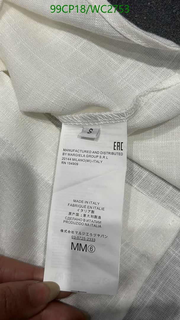 Maison Margiela-Clothing Code: WC2753 $: 99USD