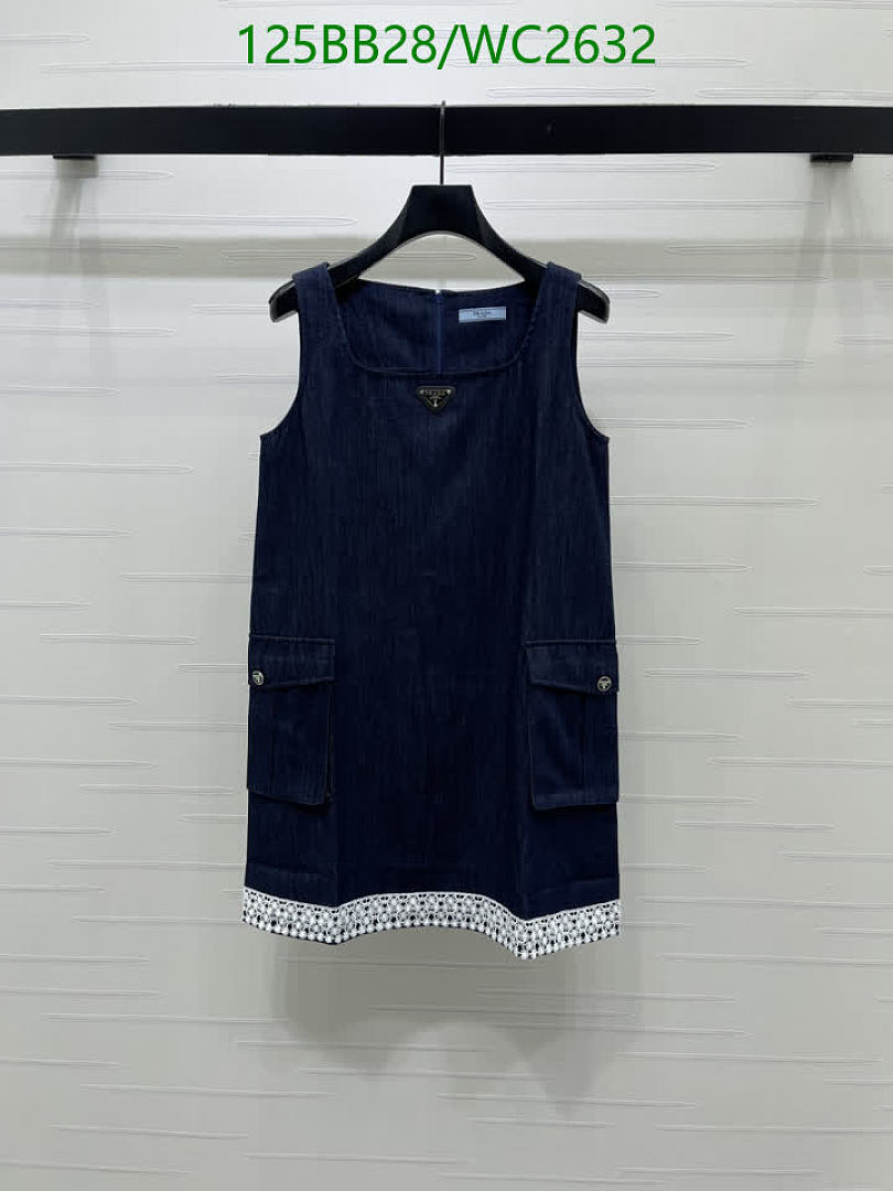 Prada-Clothing Code: WC2632 $: 125USD