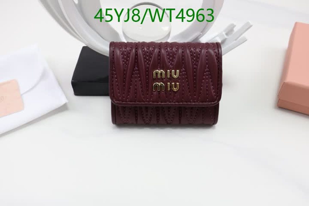 Miu Miu-Wallet-4A Quality Code: WT4963 $: 45USD