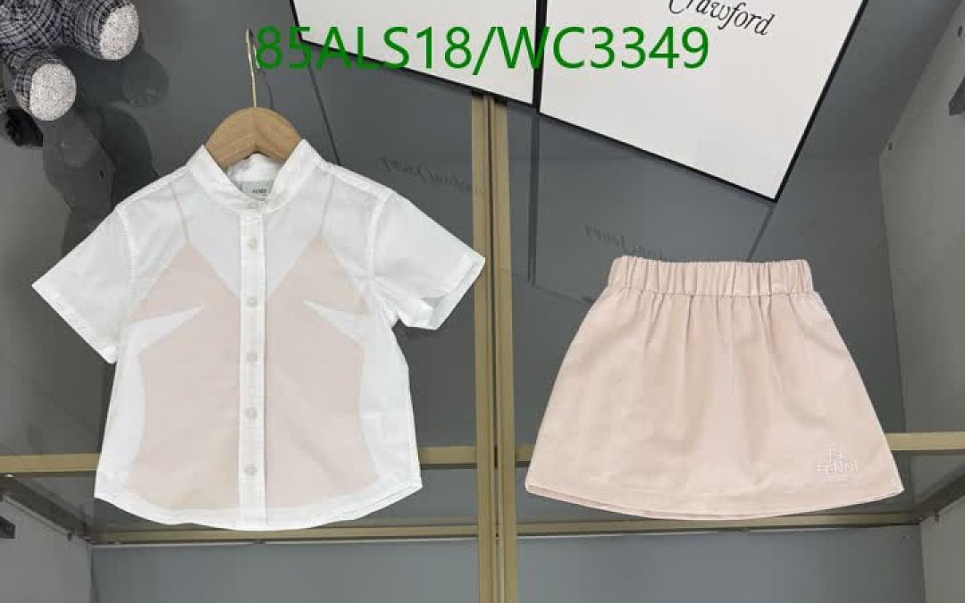 Fendi-Kids clothing Code: WC3349 $: 85USD
