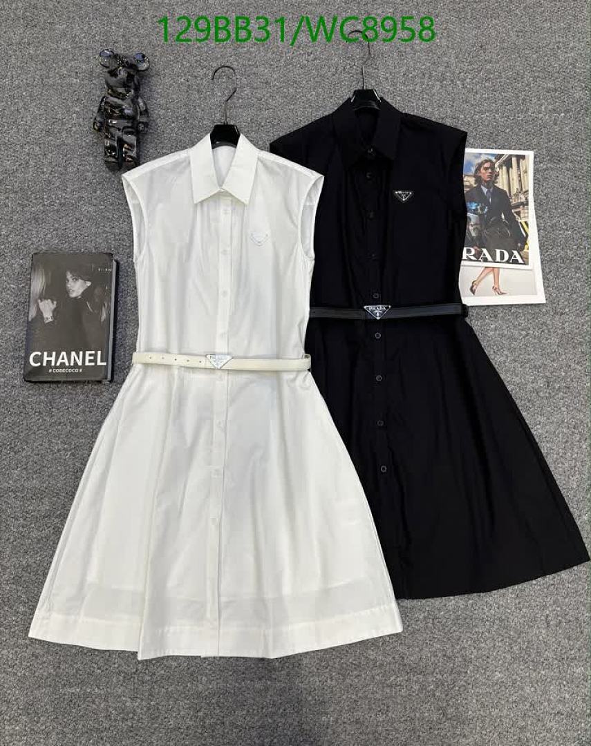 Prada-Clothing Code: WC8958 $: 129USD