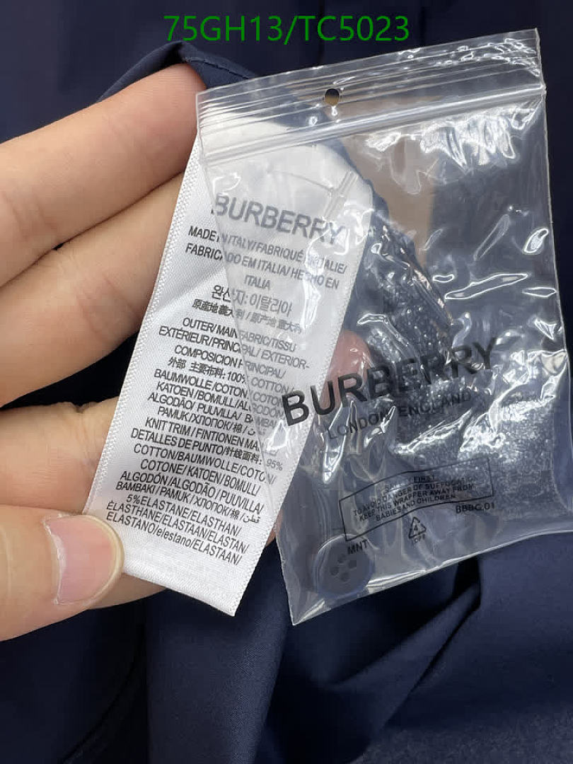 Burberry-Clothing Code: TC5023 $: 75USD