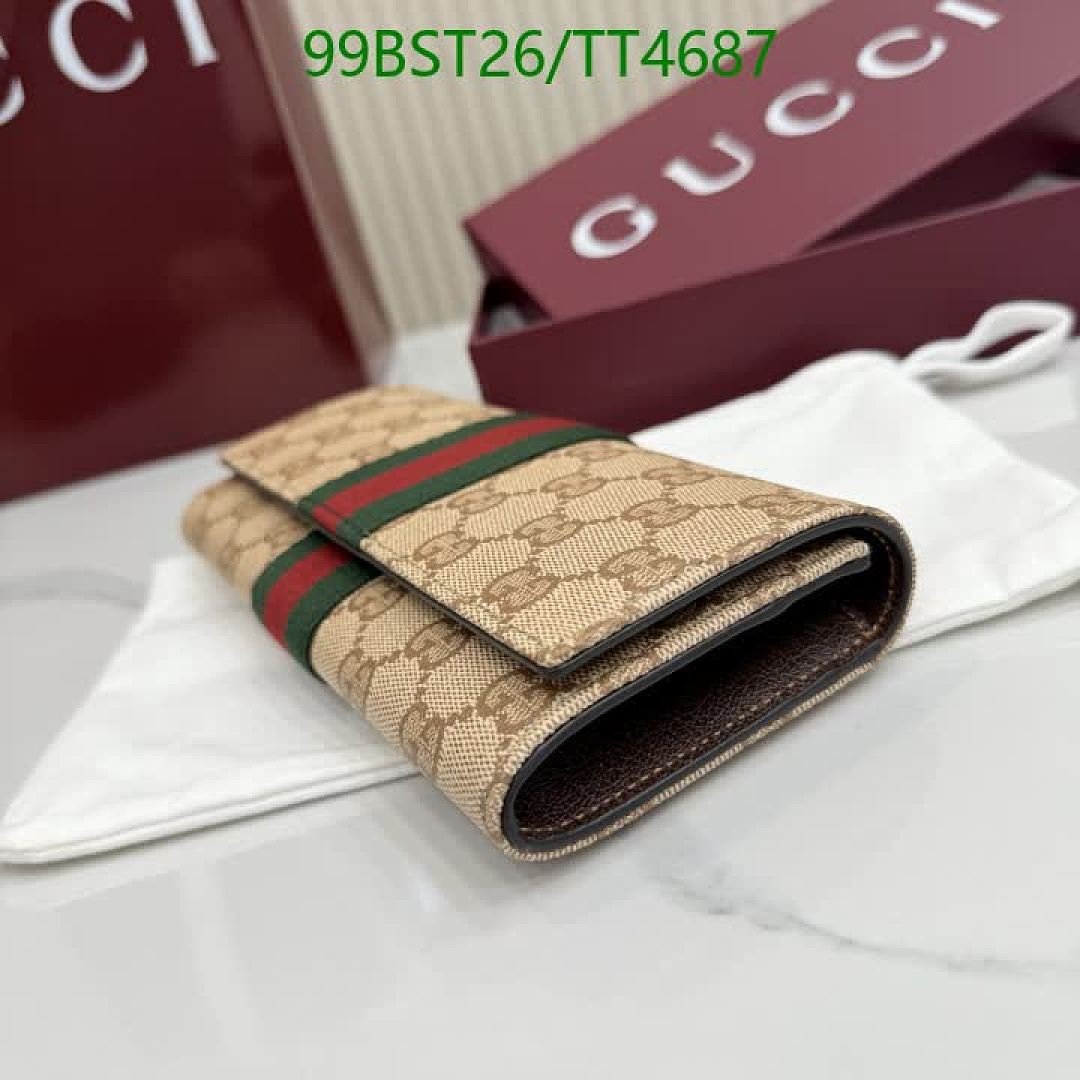 Gucci-Wallet Mirror Quality Code: TT4687 $: 99USD
