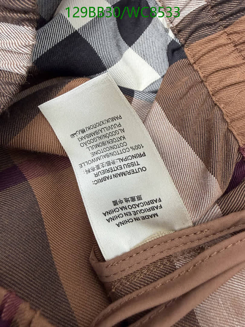Burberry-Clothing Code: WC8533 $: 129USD