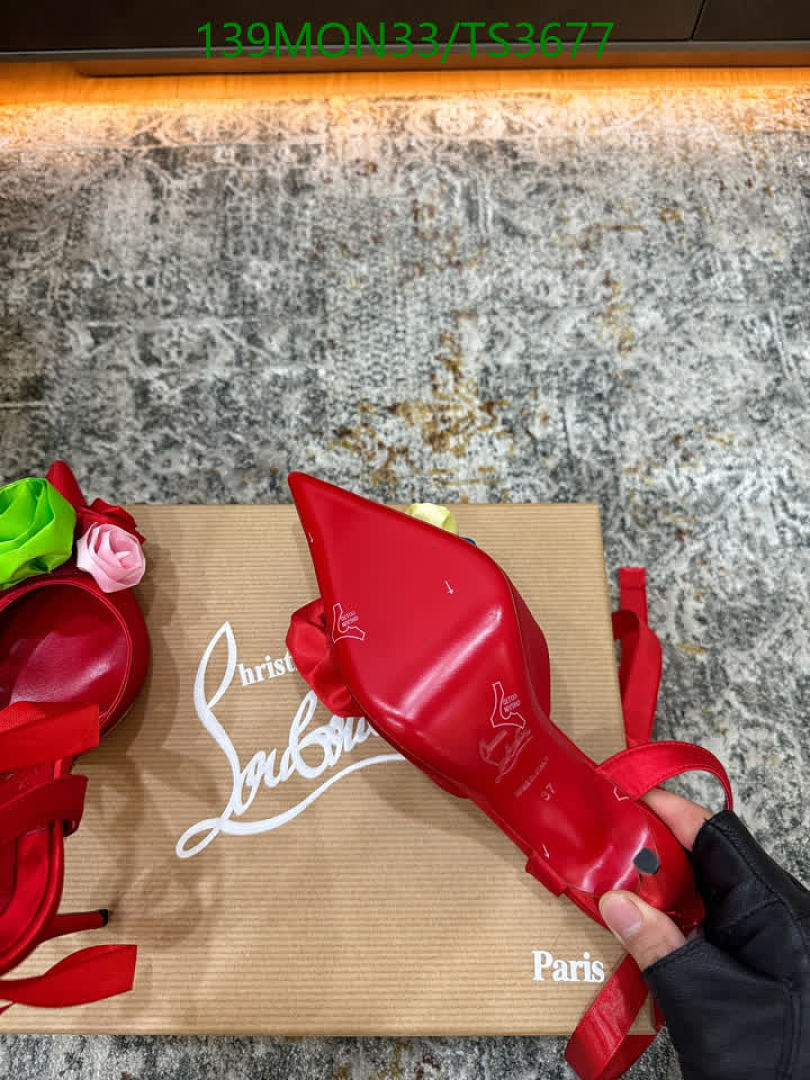Christian Louboutin-Women Shoes Code: TS3677 $: 139USD