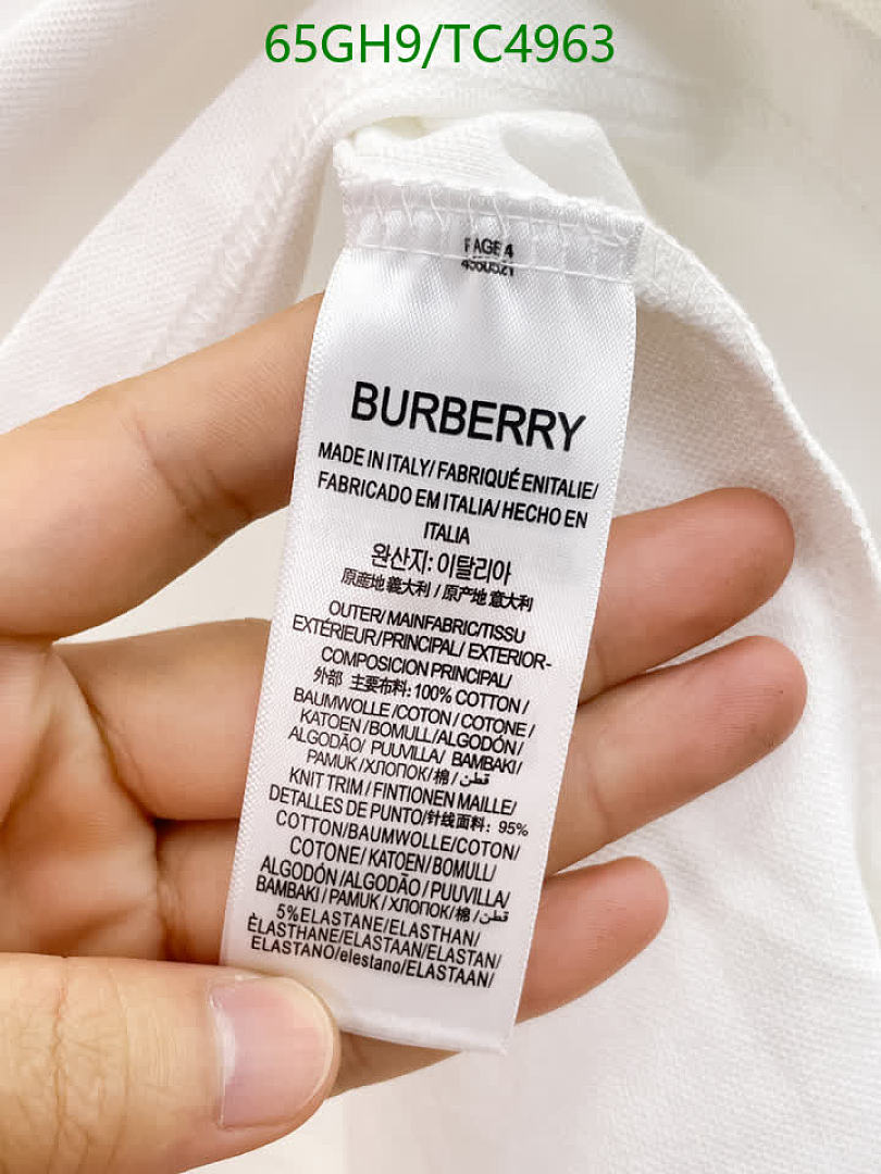 Burberry-Clothing Code: TC4963 $: 65USD