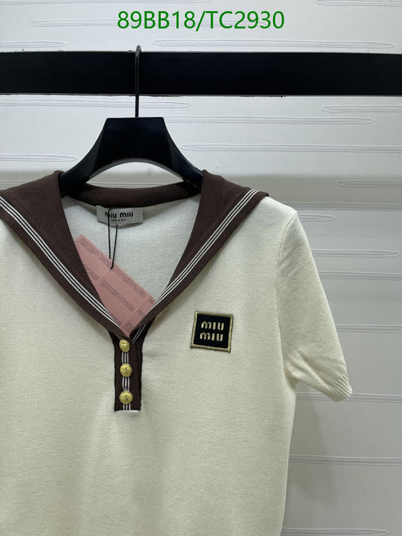 Miu Miu-Clothing Code: TC2930 $: 89USD