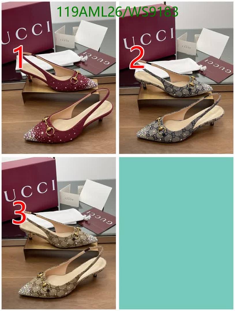 Gucci-Women Shoes Code: WS9183 $: 119USD
