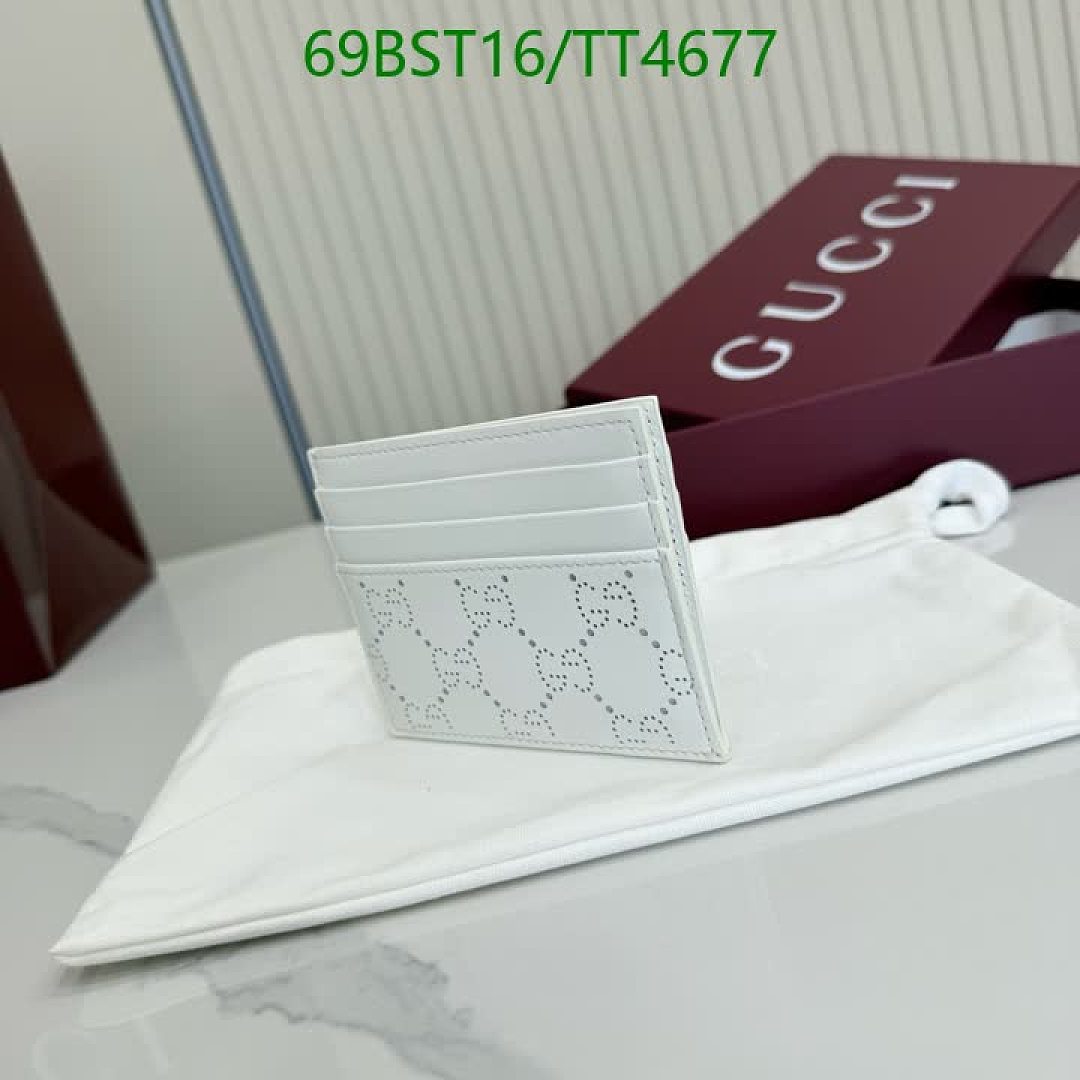 Gucci-Wallet Mirror Quality Code: TT4677 $: 69USD