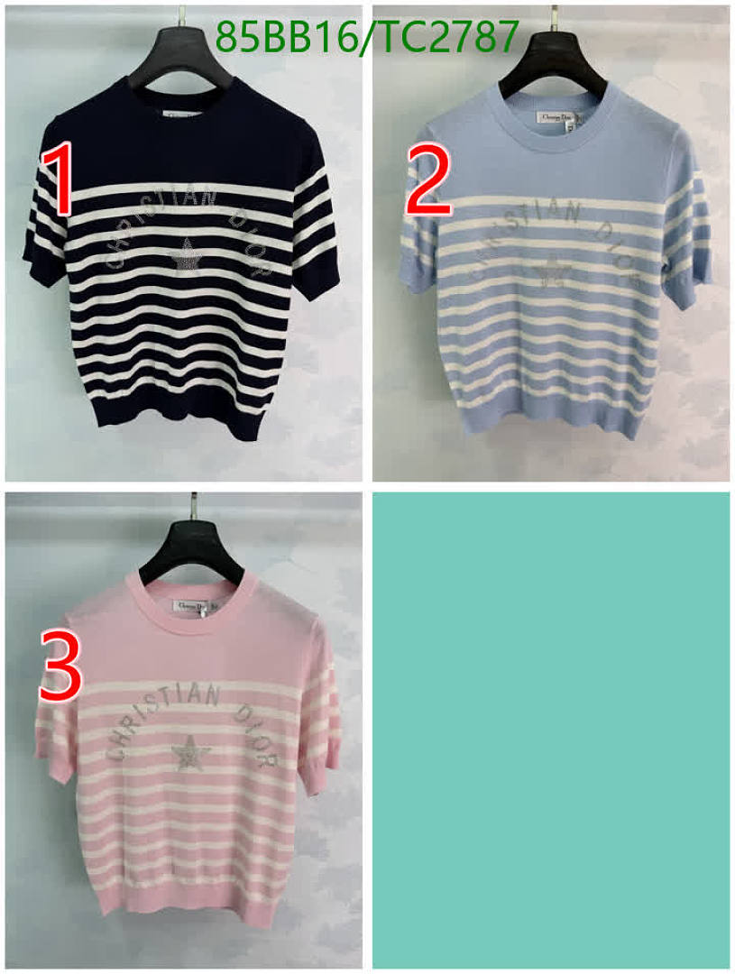 Dior-Clothing Code: TC2787 $: 85USD