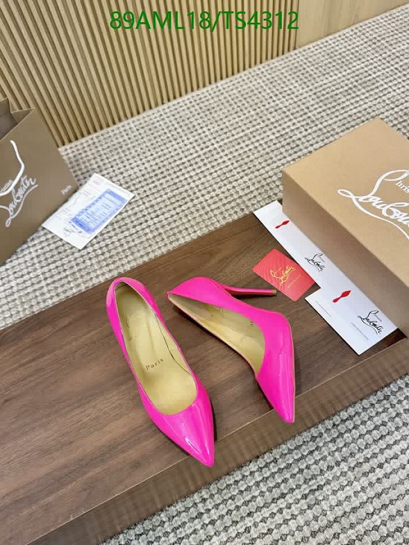 Christian Louboutin-Women Shoes Code: TS4312 $: 89USD