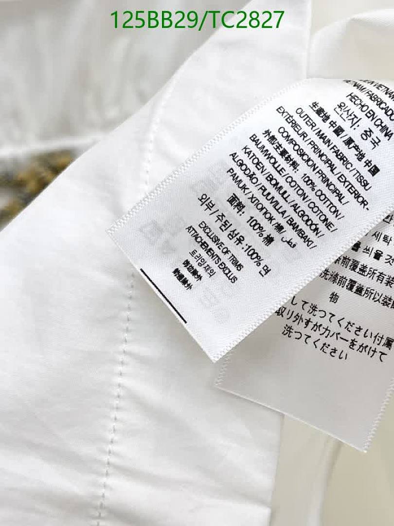 Burberry-Clothing Code: TC2827 $: 125USD