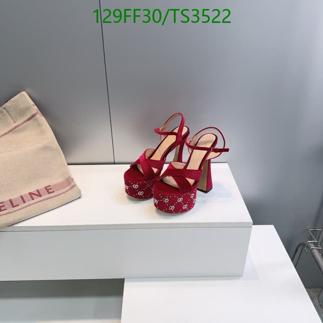 Gucci-Women Shoes Code: TS3522 $: 129USD