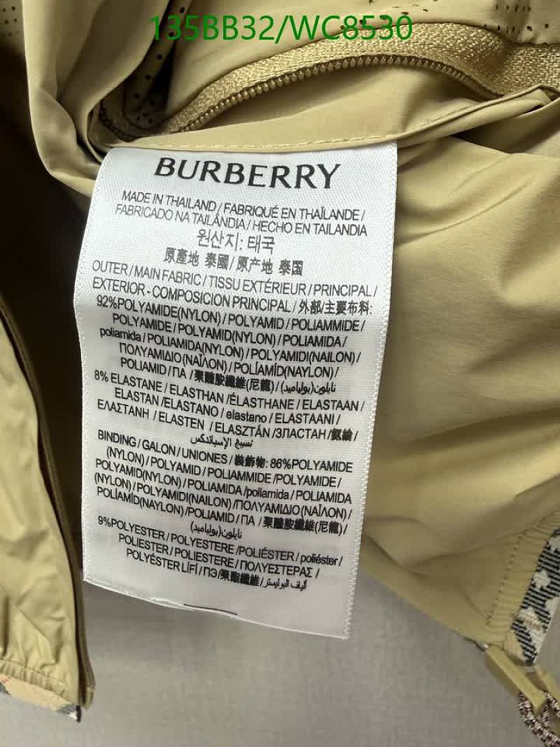 Burberry-Clothing Code: WC8530 $: 135USD