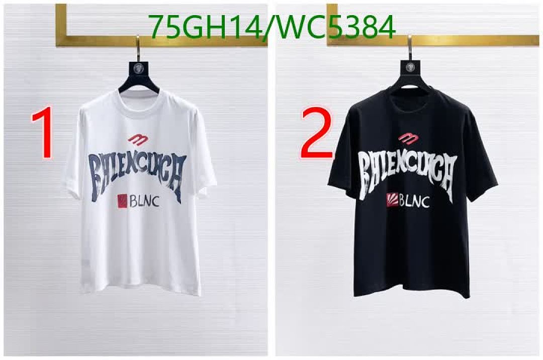 Balenciaga-Clothing Code: WC5384 $: 75USD