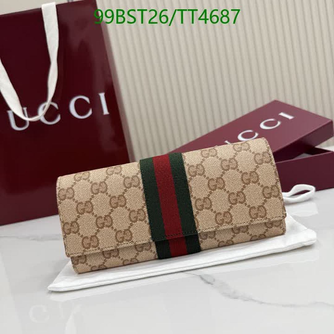 Gucci-Wallet Mirror Quality Code: TT4687 $: 99USD