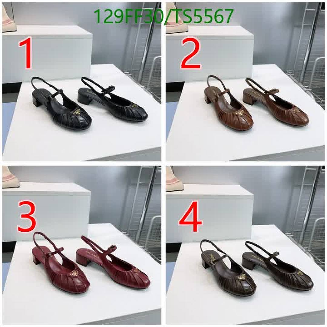 Prada-Women Shoes Code: TS5567 $: 129USD
