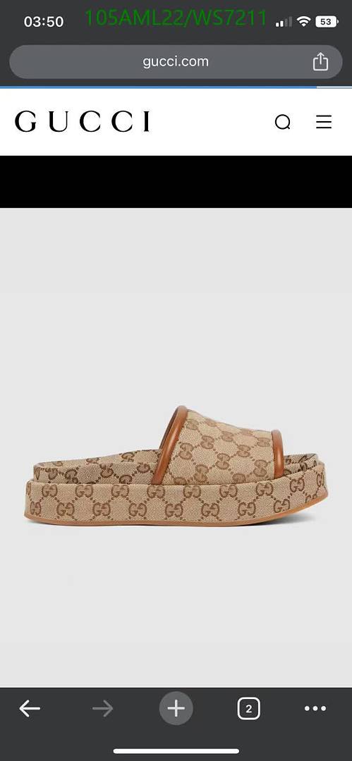 Gucci-Women Shoes Code: WS7211 $: 105USD