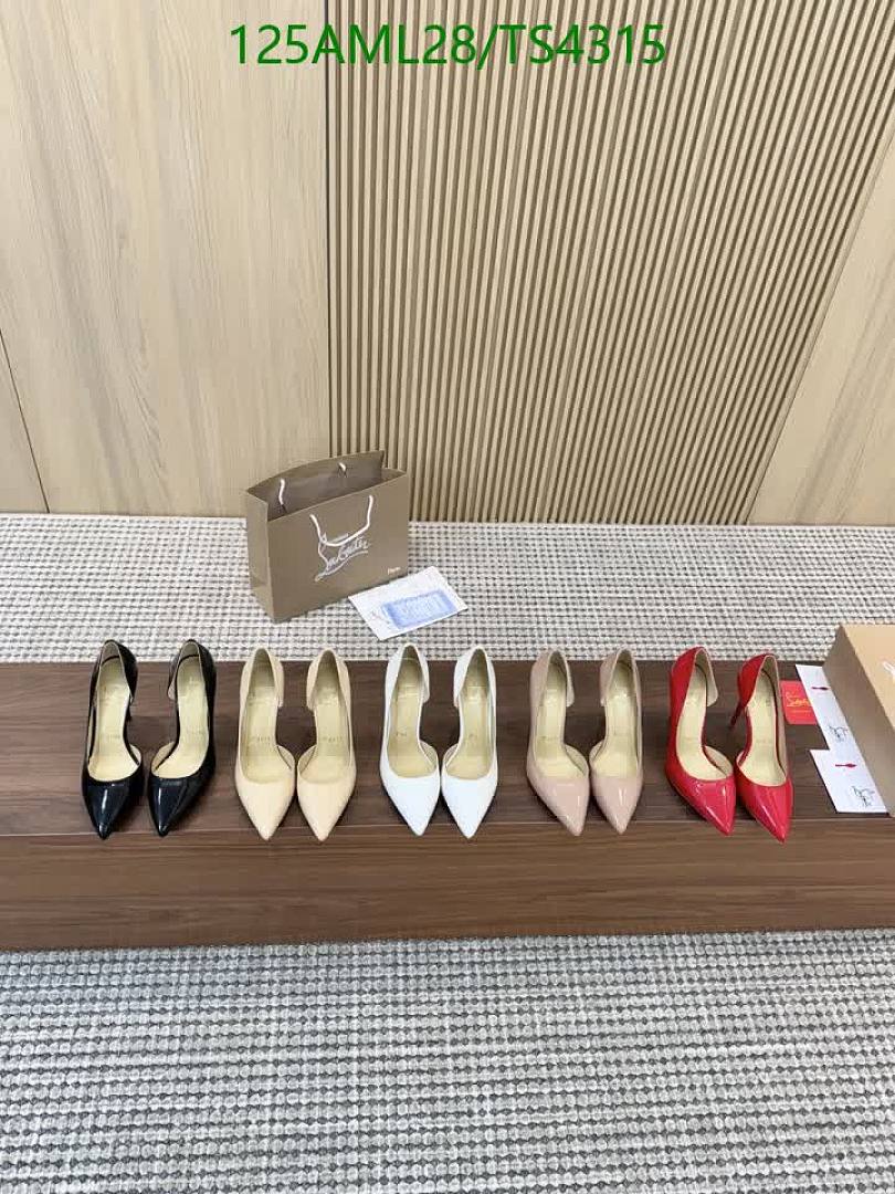 Christian Louboutin-Women Shoes Code: TS4315 $: 125USD