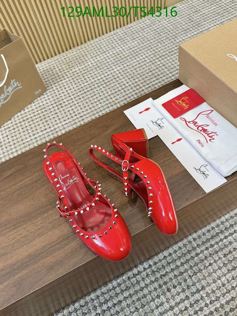 Christian Louboutin-Women Shoes Code: TS4316 $: 129USD