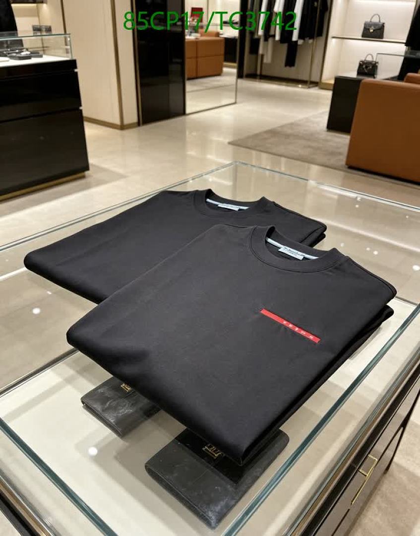 Prada-Clothing Code: TC3742 $: 85USD