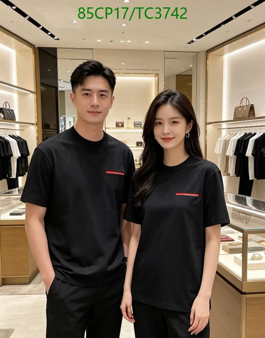 Prada-Clothing Code: TC3742 $: 85USD
