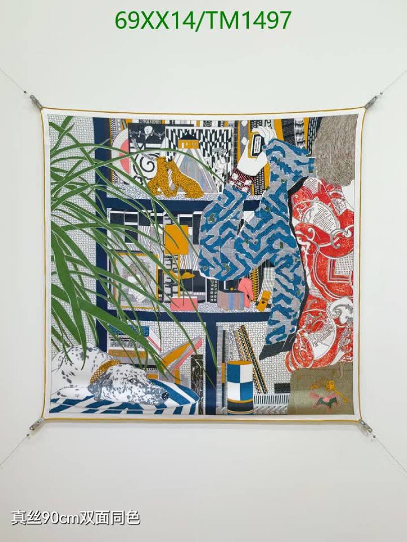 Hermes-Scarf Code: TM1497 $: 69USD
