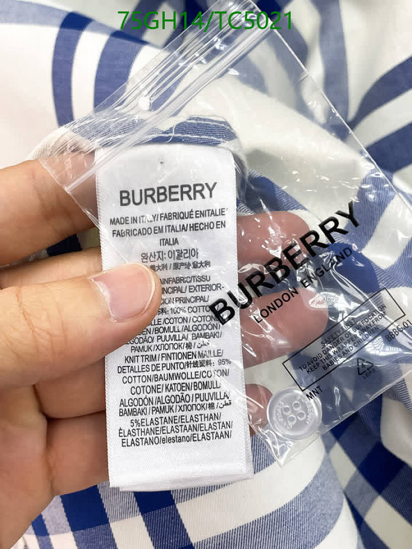 Burberry-Clothing Code: TC5021 $: 75USD