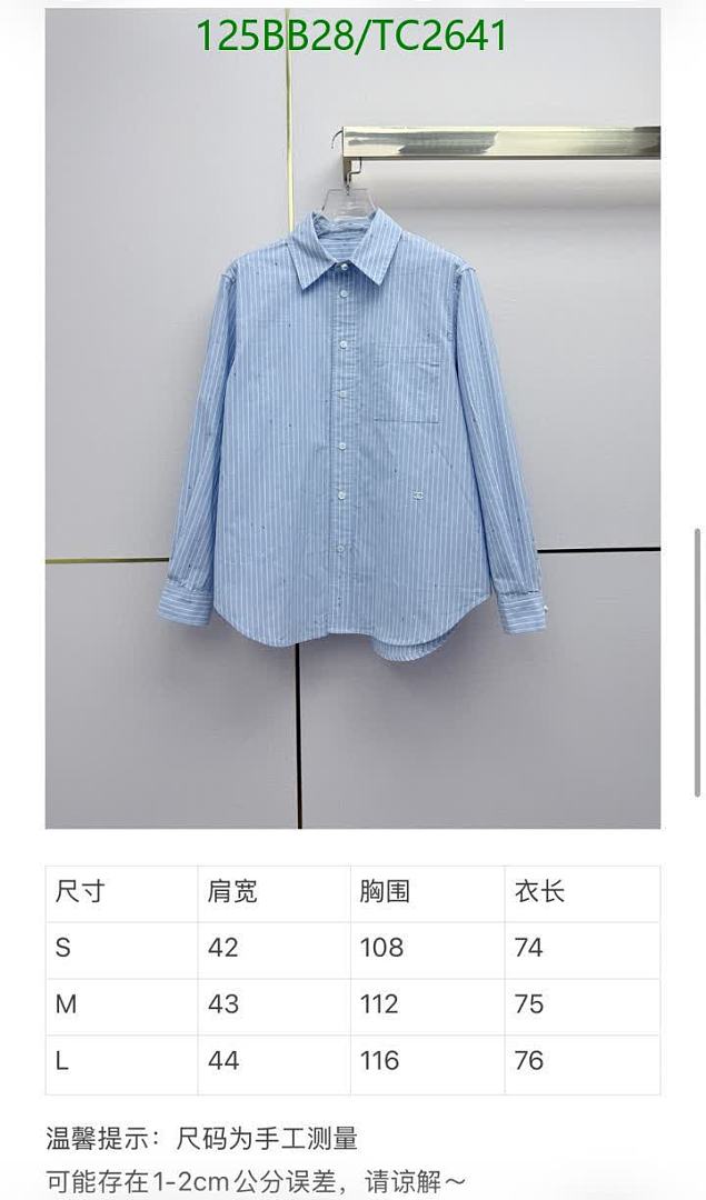 Chanel-Clothing Code: TC2641 $: 125USD
